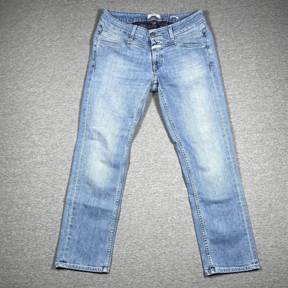 Closed Jeans Womens 30 Blue Denim Light Wash Straight Starlet Italy